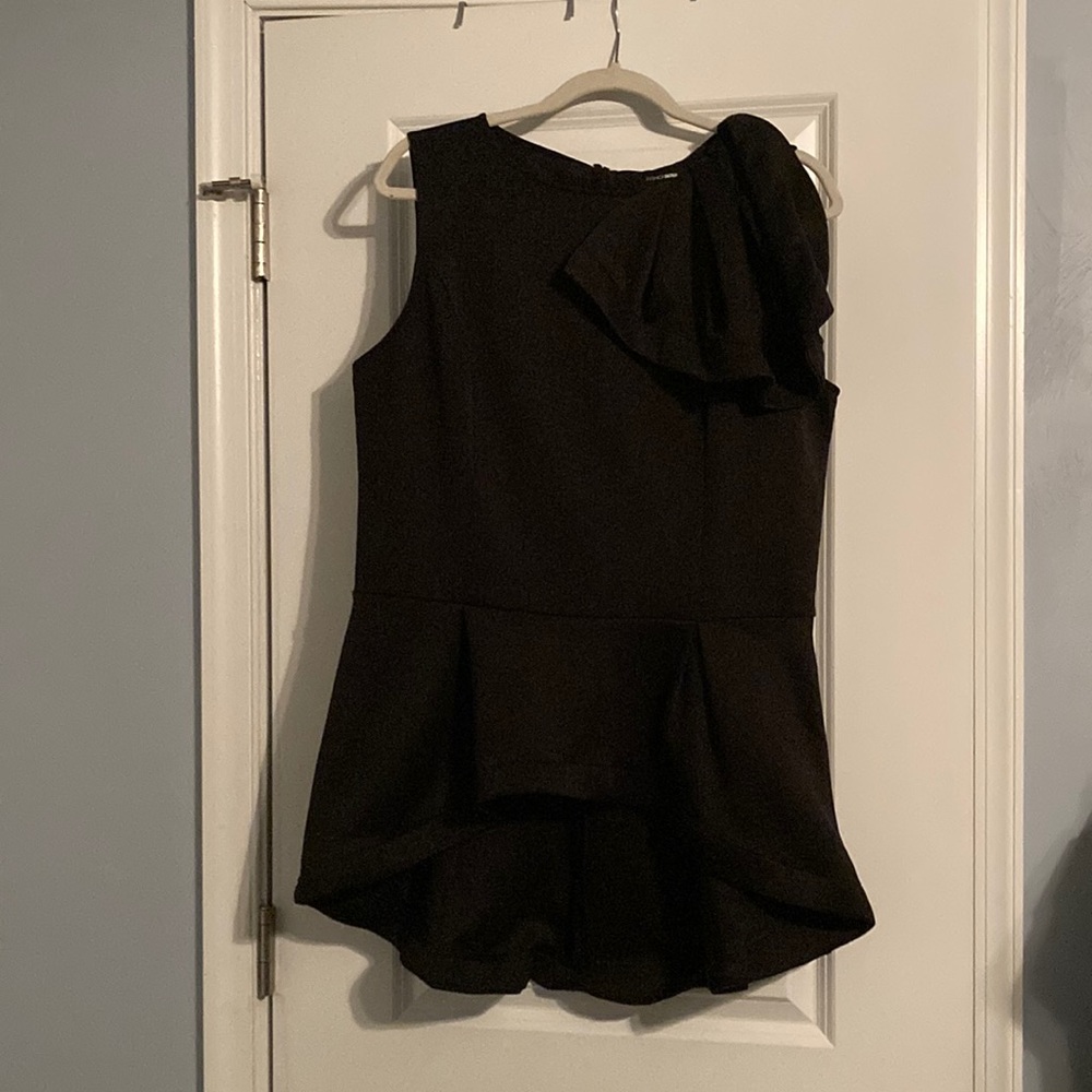 FashionNova High Low Ruffle Top